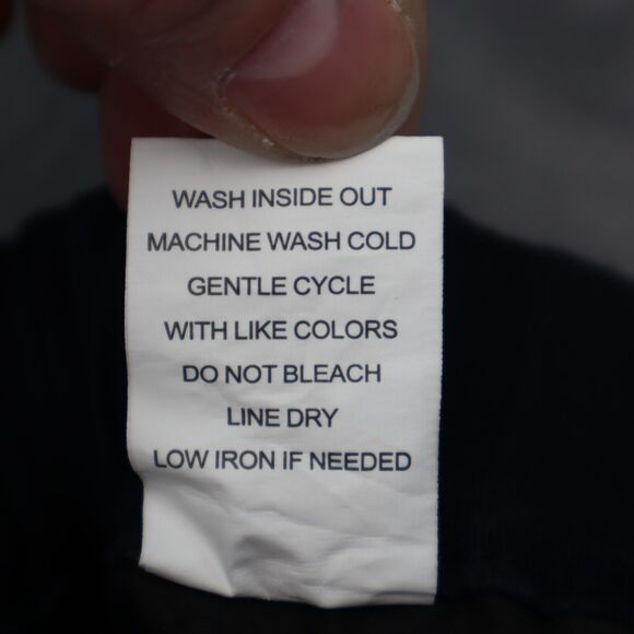 American BAZI Pants Womens M Navy Blue High Rise Slash Pocket Drawstring Jogger - Picture 8 of 16